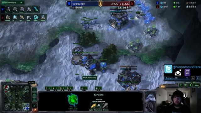 Pokebunny (T) vs Puck (P) Fast 3rd CC vs Oracle смотреть онлайн