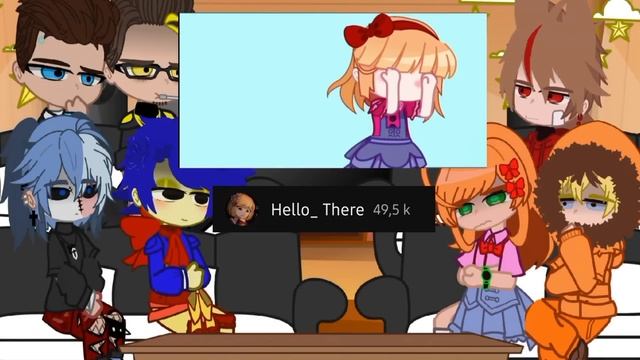 Each Other's React To... {Elizabeth Afton} [pt1...] Gachaclub #gachaclub #fandoms #gachareact