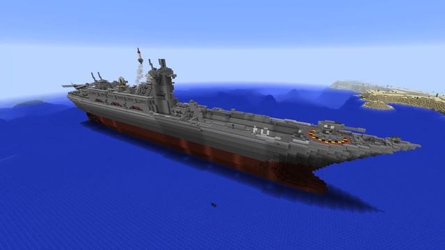Построил Военный Корабль в Майнкрафте | Built a Warship in Minecraft смотреть онлайн