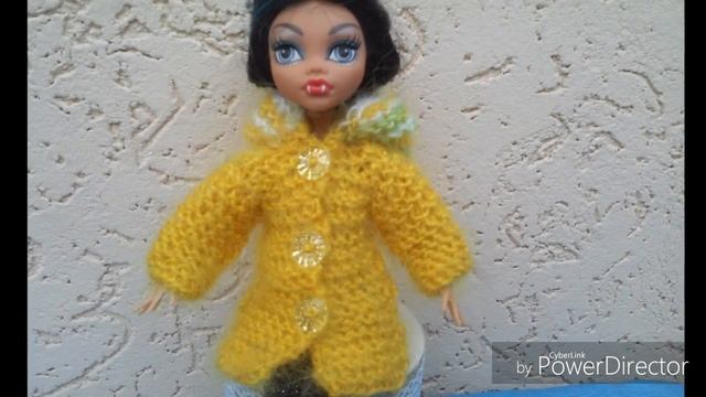 Мохеровое пальто с капюшоном. Mohair Mantel mit Kapuze. смотреть онлайн