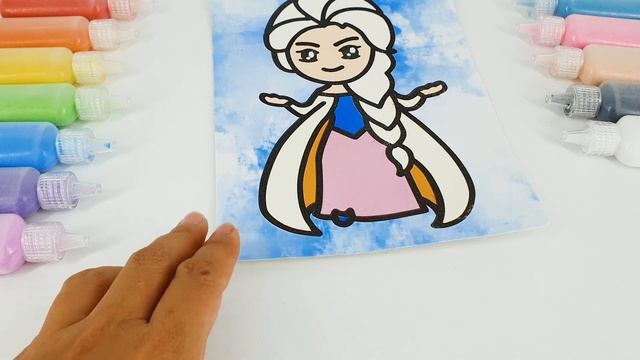 Princess sand painting (Принцесса рисования песком) смотреть онлайн