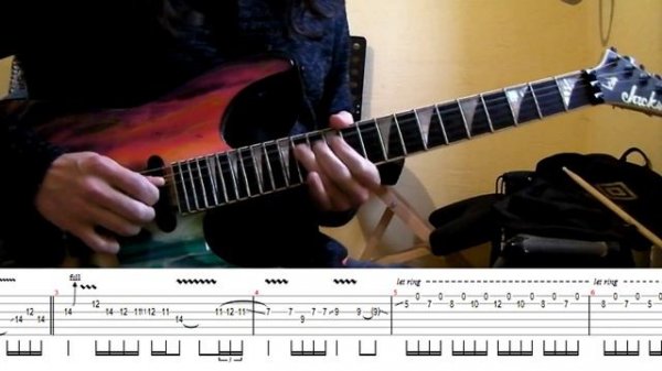 Metallica - The God That Failed guitar solo lesson (with tablatures and backing tracks)