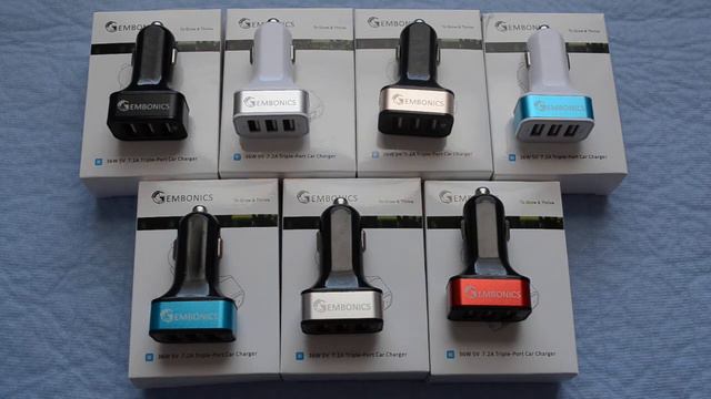 Gembonics® High Speed USB Car Charger (36W / 7.2Amps, Triple Port, Auto Detect Technology) смотреть онлайн