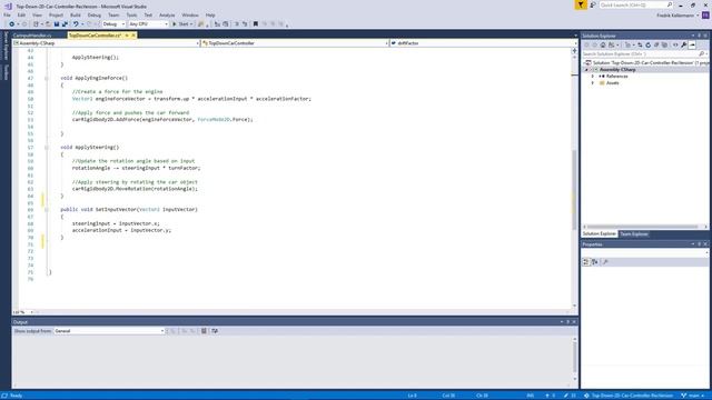 How to create a 2D Arcade Style Top Down Car Controller in Unity tutorial Part 1 смотреть онлайн