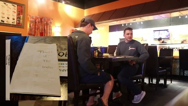 Ordering Water Then Tipping $30,000 смотреть онлайн