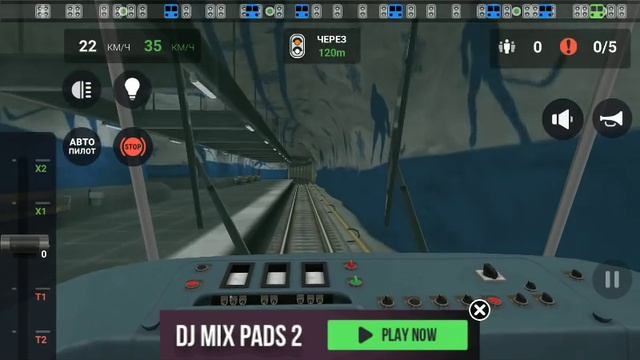 TATRA 3 В SUBWAY SIMULATOR 3D! | ПОКАТУШКИ ПО ПЕРВОЙ ЛИНИИ +ТРАФИК смотреть онлайн