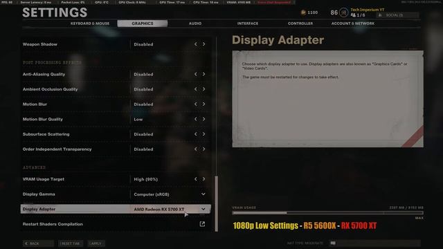 Call of Duty: Black Ops Cold War - RX 5700 XT + R5 5600X - 1080p, 1440p & 4K - High & Low Settings смотреть онлайн