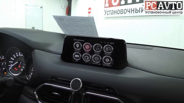 Mazda CX-5 Яндекс. Навигатор, YouTube, Онлайн ТВ на штатном мониторе. Android 8 смотреть онлайн