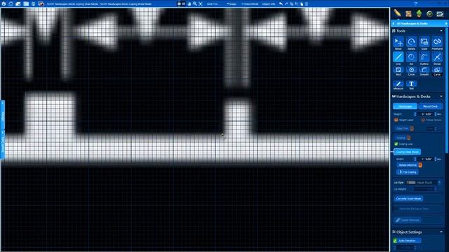 Structure Studios Tutorial Sport Court Coping Draw Mode