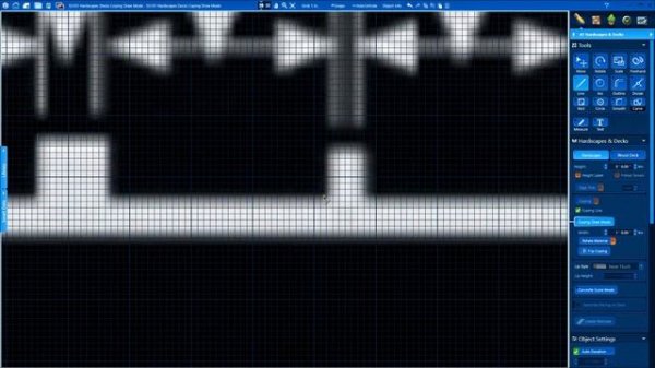 Structure Studios tutorial Sport Court Coping Draw Mode