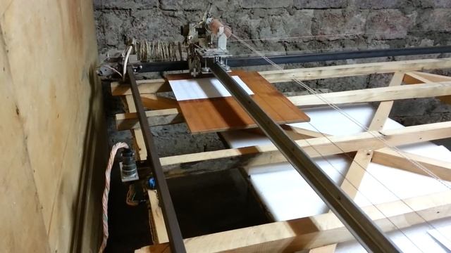 Самодельный графопостроитель с рабочим полем 1250 на 2500 мм (Первый запуск) смотреть онлайн