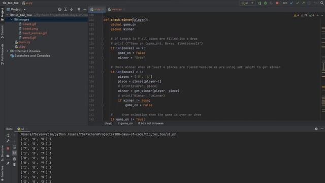 100 Days of Code: Day 82- Make a TicTacToe Game with Python смотреть онлайн