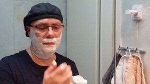 Бритьё т-образной бритвой №15 RazoRock Lupo OLD SPICE  Personna Red Omega