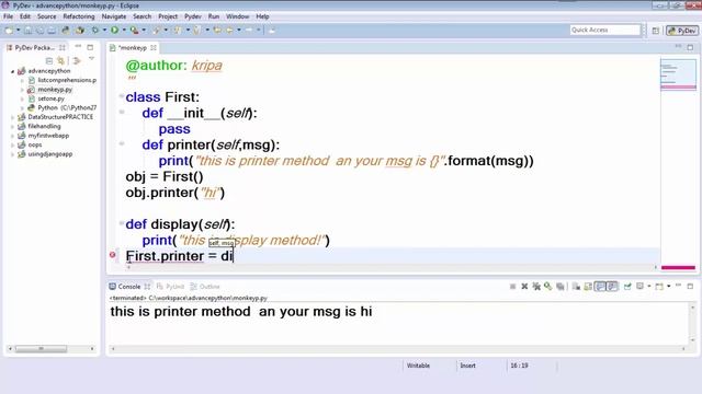 A cool hack in python - Monkey Patching смотреть онлайн