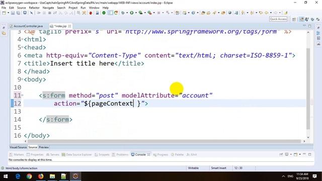 Register Account with Captcha in Spring MVC and Spring Data JPA in Spring Boot смотреть онлайн