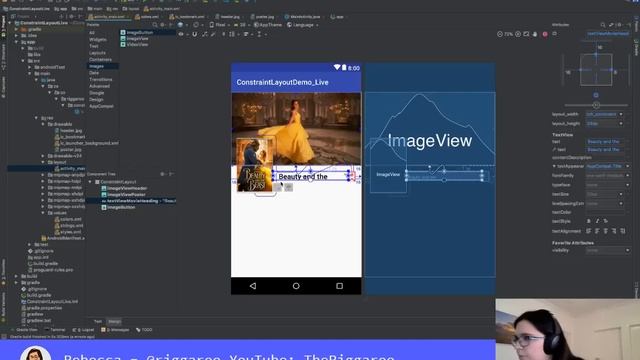 Android - Building a layout from Scratch using ConstraintLayout - and Q&A #RiggarooLive смотреть онлайн