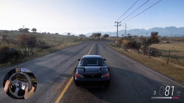 Honda S2000 Roaring Through Forza Horizon 5 with Logitech G920 Gameplay смотреть онлайн