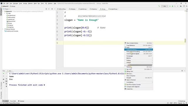 Slicing with Negative Numbers | Complete Python Tutorials For Beginners In Hindi #19 смотреть онлайн