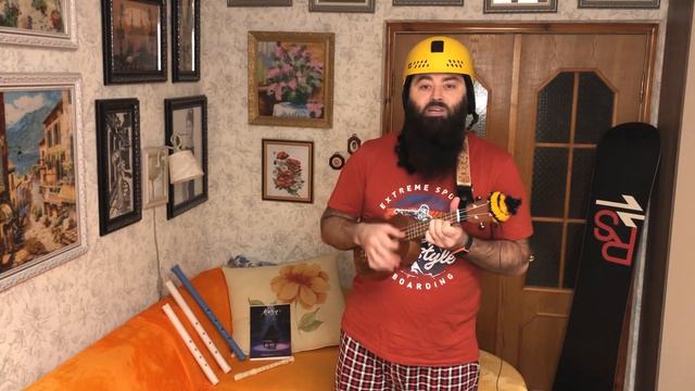 Песня про сноуборд. Укулеле. смотреть онлайн