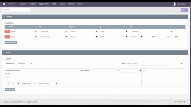 SuiteCRM 8 Quote Follow Up Automation Workflow Example смотреть онлайн
