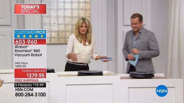 iRobot Roomba 860 Vacuuming Robot with iAdapt Cleaning T... смотреть онлайн