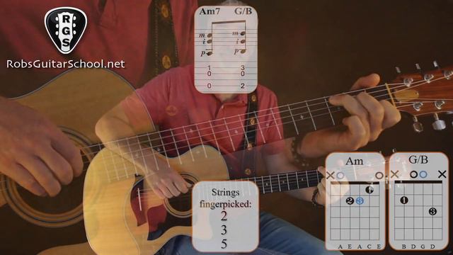 Dust in the Wind by Kansas - Acoustic Guitar Lesson смотреть онлайн