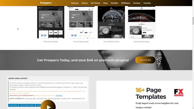 Prospero - Fashion Jewelry Watch and Glasses WooCommerce Theme R смотреть онлайн