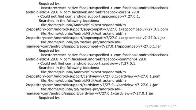 Android : Getting error when run react-native run-android смотреть онлайн