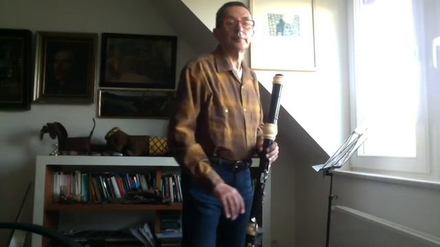 J. S. Bach, Sarabande BWV 1011, for bass recorder смотреть онлайн