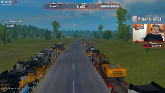 ?Euro Truck Simulator 2 MultiPlayer | Convoi RomaniaElit Heavy Cargo ? & Escorte ?? | 400 Subs?❤ смотреть онлайн