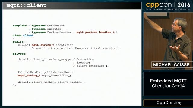 CppCon 2016: Michael Caisse “Implementing a Modern C++ MQTT Client for Embedded Devices" смотреть онлайн