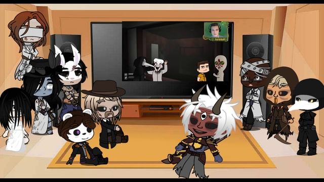 DBD Killers Reacts To ??? | Ft: Michael Afton & SCP-049 | GCRV | смотреть онлайн