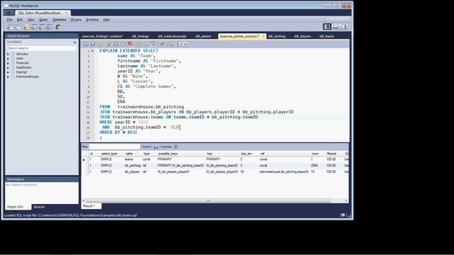 MySQL Querying Data - Lesson 7, Part 9 - Joining Tables - Query Performance смотреть онлайн