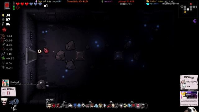 [001] Иден стрик на 4 Цели - От судьбы не уйдешь | The Binding of Isaac: Repentance смотреть онлайн