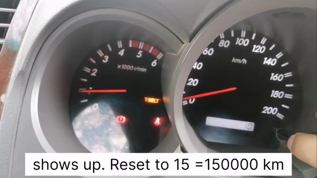 How to reset Toyota Hilux t-belt warning Light| смотреть онлайн