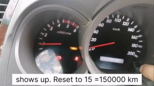 How to reset Toyota Hilux t-belt warning Light|
