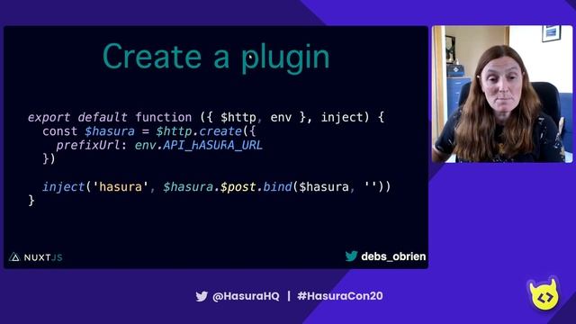 Going Static in a Dynamic World with Hasura and Nuxt.js by Debbie O'Brien | NuxtJS смотреть онлайн