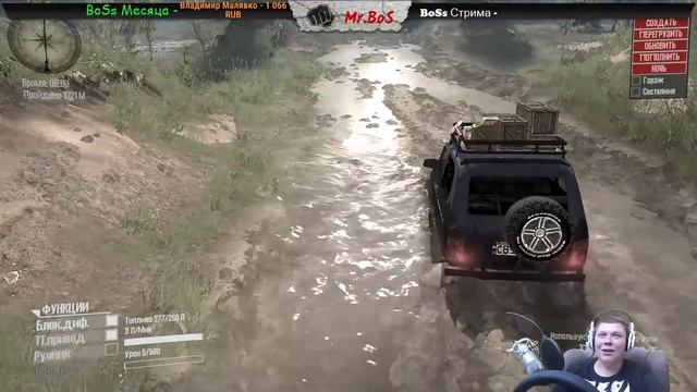 Мод ВАЗ 21213/Честный Обзор / Spintires: MudRunner /Нива смотреть онлайн