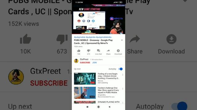 Pubg player GTX Preet Gali khaya live stream pe??? смотреть онлайн