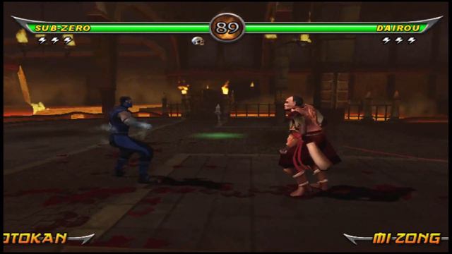 Sub Zero vs Dairou | Mortal Kombat Armageddon | Play Station 2 | Fatality смотреть онлайн