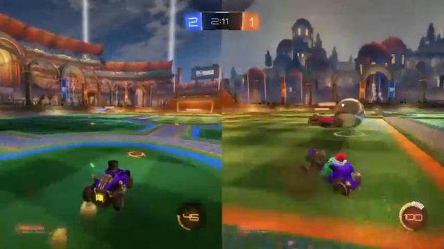 Rocket League- Brunders Split Screen-  Where The Hell Did Robert Go...