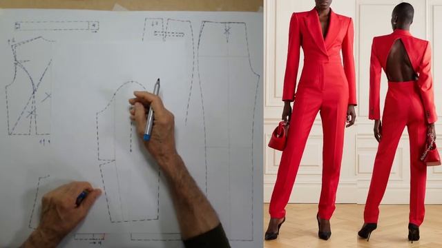 моделируем комбинезон modelado de enterizo #курсыкройкиишитья #diseño смотреть онлайн