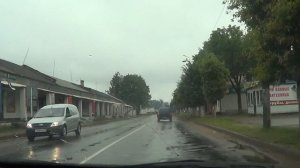 Въезжаем в город Гдов