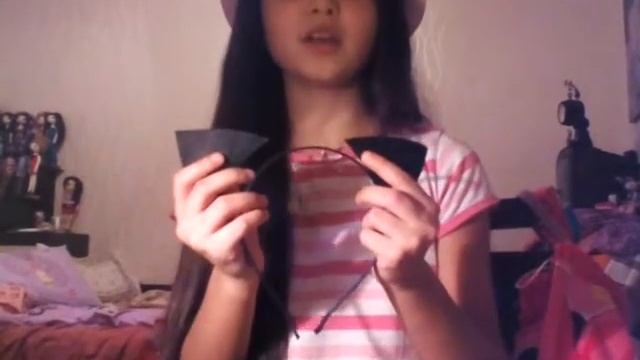 Делаем ободок с кошачьими ушками. смотреть онлайн