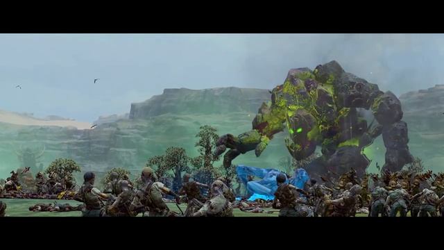 Battle in the Swamp of Terror - VAMPIRE COAST vs GREENSKINS - Total War WARHAMMER Cinematic Battle смотреть онлайн
