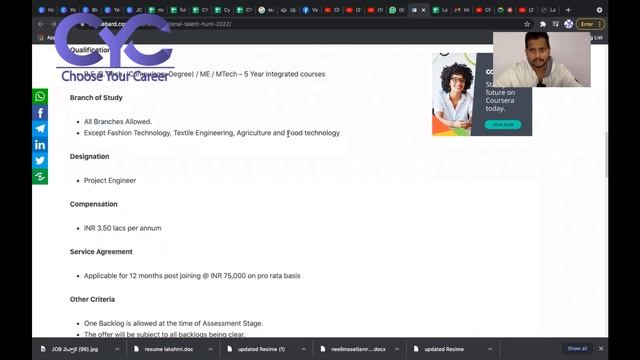 JOBS IN WIPRO FOR FRESHERS| PACKAGE-3.5L DOMAINS-PYTHON,C,C++|Vanya Raj|CYC Guidance Pvt Ltd смотреть онлайн