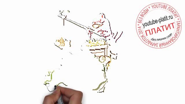 Как нарисовать поэтапно крокодила с птицей за 36 секунд смотреть онлайн