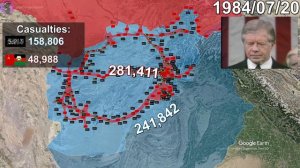 The Soviet-Afghan War using Google Earth