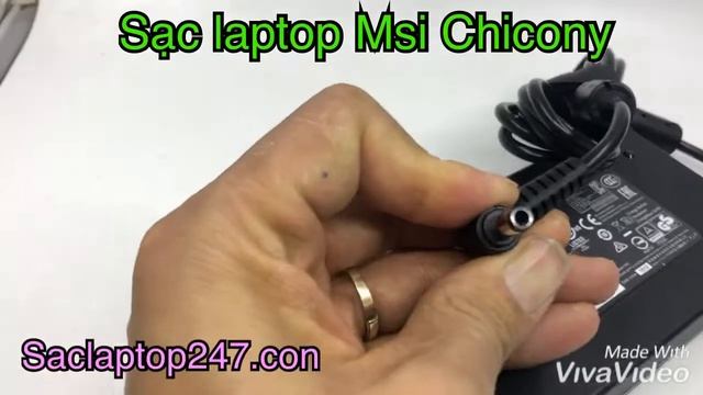 Sạc laptop Msi Chicony 19.5V 6.1A chính hãng смотреть онлайн