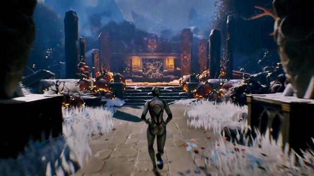 Ruins on the snowy mountains - Unreal Engine 5 смотреть онлайн